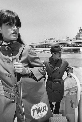 Airport Departure in the 1960s Photograph