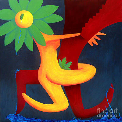 Sheil Painting - Two Of Us by Amanda Sheil