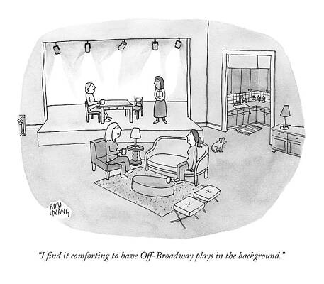 Off-Broadway Plays in Living Room Wall Art