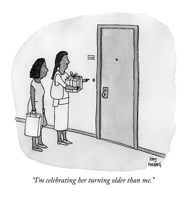 Humorous Birthday Visit Wall Art