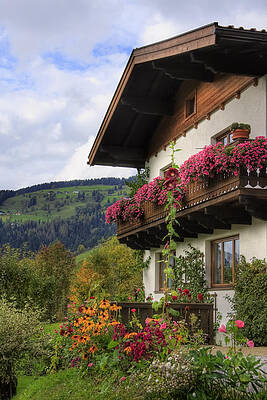 Architecture Wall Art featuring the photograph Typical Austrian Architecture by Sue Leonard