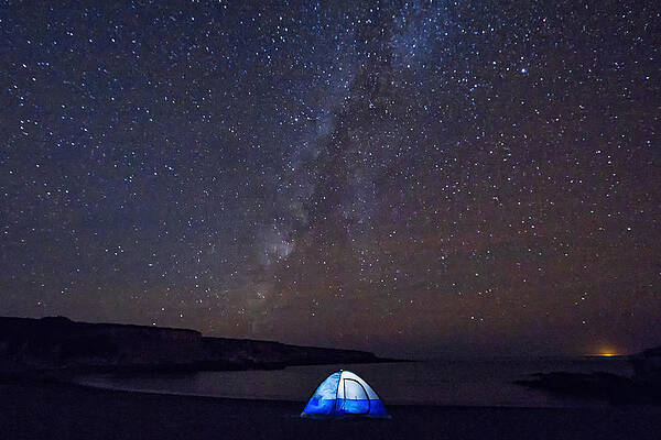 Sky Photograph - Under The Milky Way by Beth Sargent