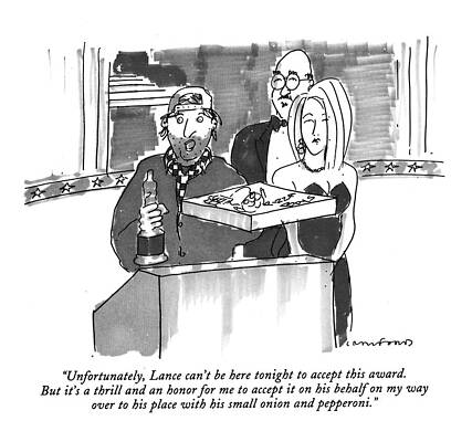 Award Acceptance with a Twist Drawing