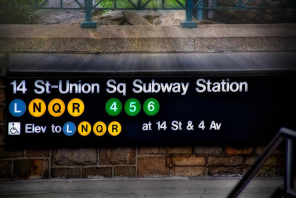 Union Square Subway Entrance Wall Art