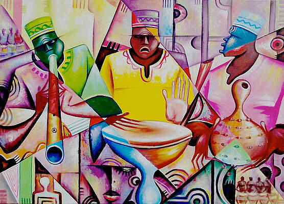 Wall Art featuring the painting Unity by Amakai