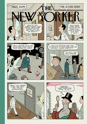 New Yorker Covers Wall Art featuring the painting Adaptation by Adrian Tomine