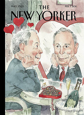 Mirror Painting - Bloom In Love by Barry Blitt