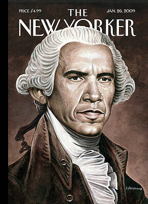 Barack Obama in Historical Attire Wall Art