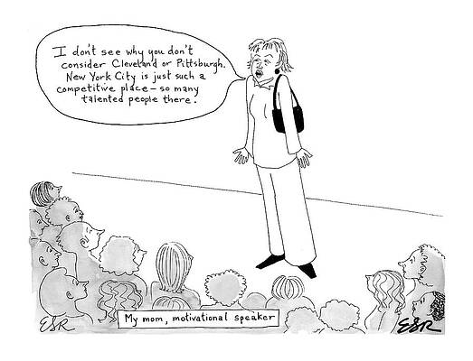 Motivational Speaker Comedy Wall Art