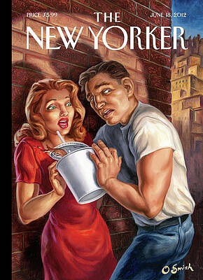 Alley Wall Art featuring the painting Soda Noir by Owen Smith