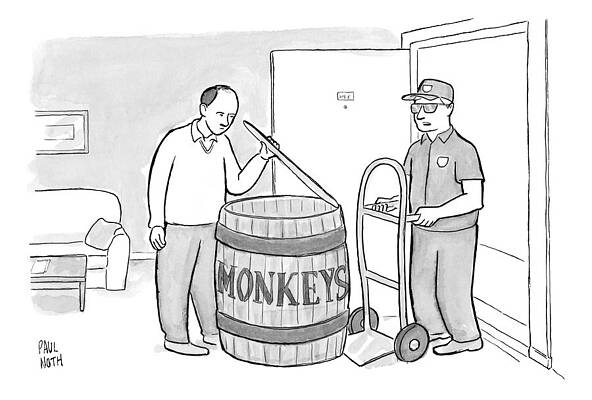 Monkey Drawing - Add Your Own Caption Week # 247 by Paul Noth