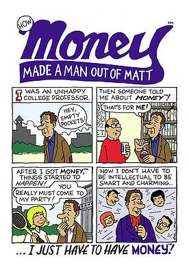 Atlas Wall Art featuring the drawing New Yorker April 24th, 2000 by Ruben Bolling