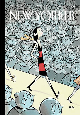 New Yorker Fashion Show Cover Wall Art