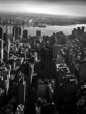 America Photograph - Uptown Manhattan Triptych Right by David Morefield