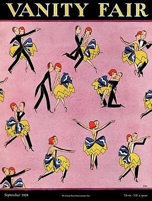 Elegant Dancers on Vanity Fair Cover Wall Art