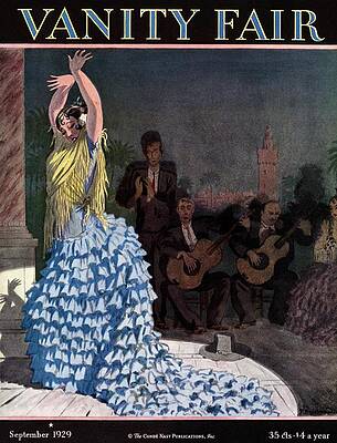 Flamenco Dancer on Vanity Fair Cover Wall Art