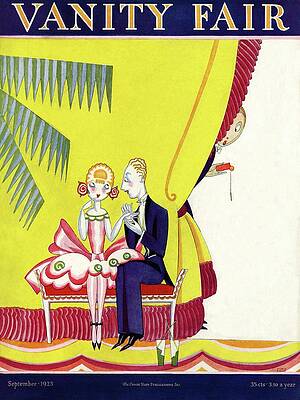 Wall Art featuring the photograph Vanity Fair Cover Featuring A Man Seducing by A. H. Fish