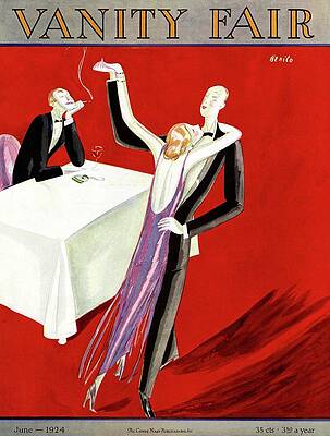 Elegant Dance Scene on Vanity Fair Cover Wall Art