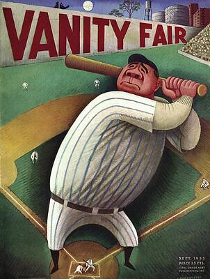 Vanity Fair Baseball Player 1933 Wall Art