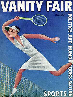 Helen Wills Tennis Vanity Fair Cover Wall Art