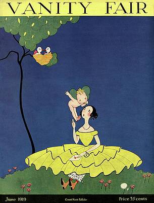 Mother and Child Under Tree Photograph