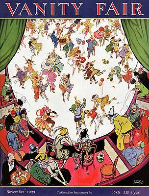 Watching Photograph - Vanity Fair Cover Featuring People Dancing by Tony Sarg