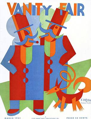 Colorful Vanity Fair Cover Wall Art