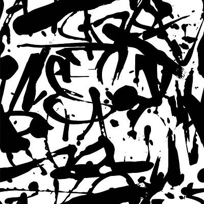 Wall Art featuring the digital art Vector Graffiti Seamless Pattern With by Vanzyst
