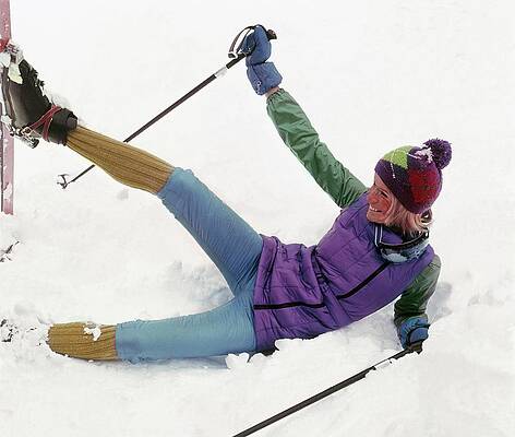 Mountain Photograph - Veruschka Von Lehndorff In The Snow by Franco Rubartelli