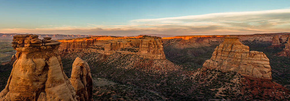 Nature Photograph - View From Otto's Trail - Colorado National Monument by Jeff Stoddart