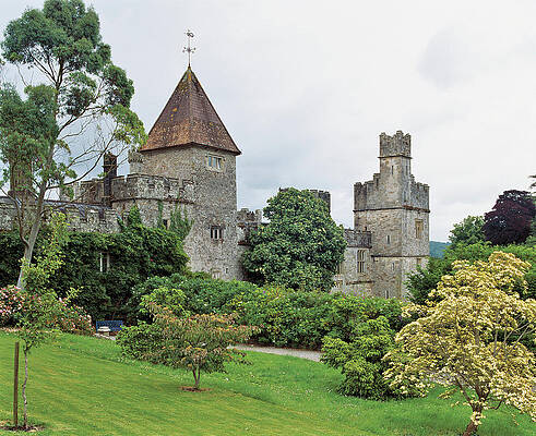 Tower Photograph - View Of Castle And Garden by Jonathan Pilkington
