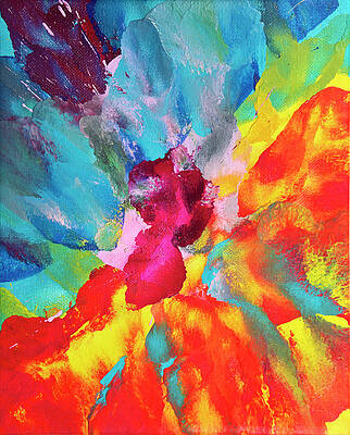 Vibrant Color Explosion Wall Art