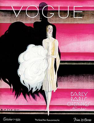 Stylish Vogue Cover 1925 Photograph