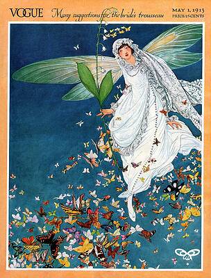 Elegant Fairy Bride with Butterflies Photograph