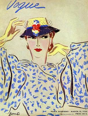 Wall Art featuring the photograph Vogue Cover Illustration Of A Woman by Eduardo Garcia Benito