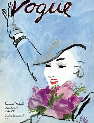 Vogue 1935 Summer Travel Cover Wall Art