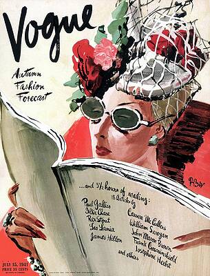Vogue 1940s Fashion Cover Photograph