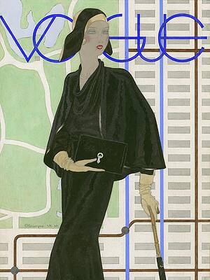 Elegant Fashion Lady Digital Art