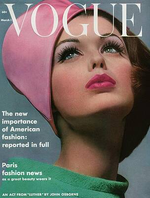 Vintage Vogue Cover Model Photograph