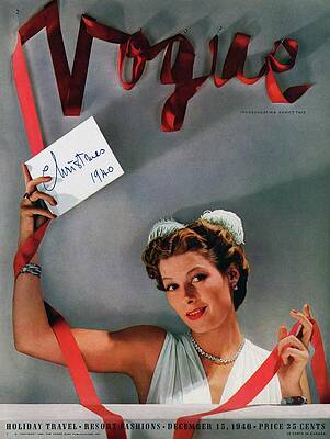 Vogue Christmas Edition 1940 Wall Art