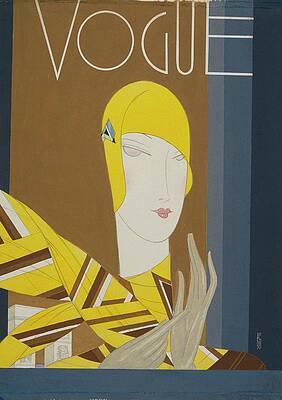 Abstract Digital Art - Vogue Magazine Cover Featuring A Portrait by Eduardo Garcia Benito