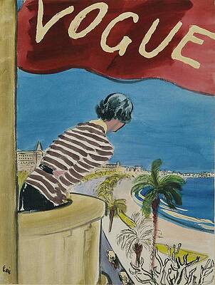 Woman Overlooking a Scenic Coastline Wall Art