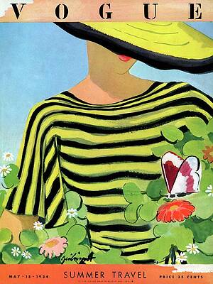 Vogue Summer Travel Cover 1934 Wall Art