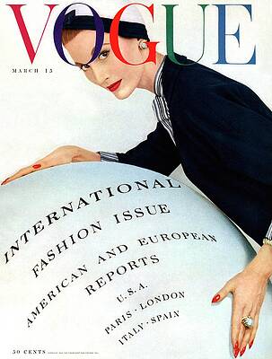 Elegant Fashion Magazine Cover Wall Art