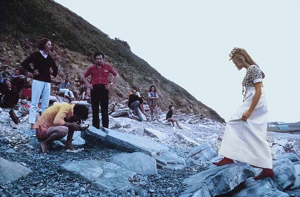 Shoot Wall Art featuring the photograph Vogue Photographers Preparing A Shoot by Arnaud de Rosnay