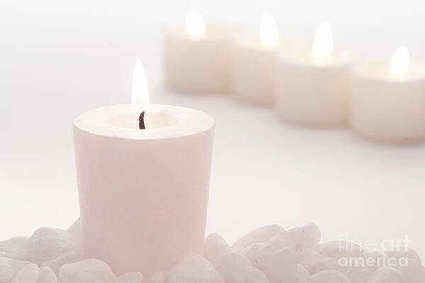 Wall Art featuring the photograph Votive Candle by Olivier Le Queinec