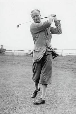 Swing Wall Art featuring the photograph W A Murray At St Andrews Scotland by Artist Unknown