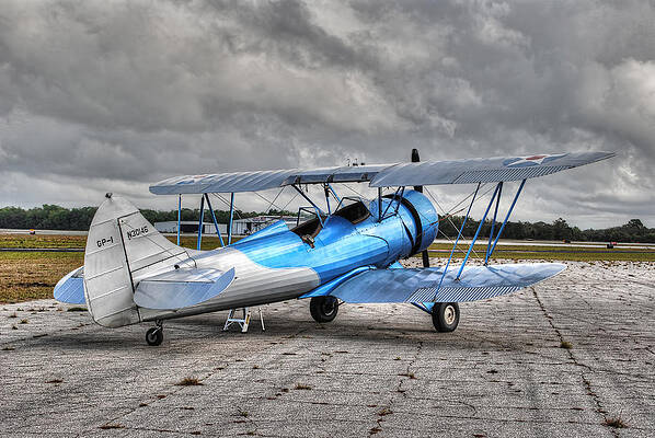 Blue Photograph - Waco 2 by David Hart
