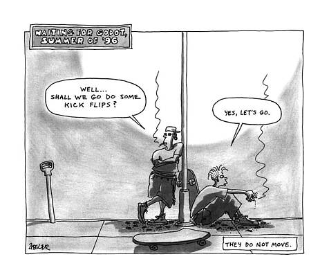 Waiting for Godot Parody Comic Drawing