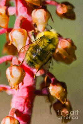 Wall Art featuring the painting Wanting More Flowers by Omaste Witkowski